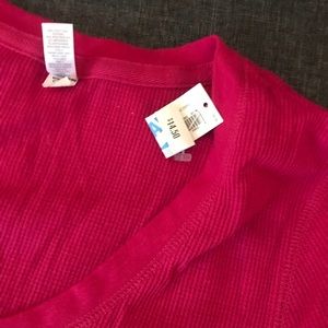 NWT Old Navy Long Sleeve Waffle Knit Tee